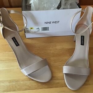Nine West Women's Beige Sandals 10 1/2M